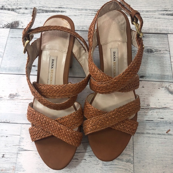 Dana Buchman 3” Cork Heel Sandals 8.5 - Picture 2 of 12